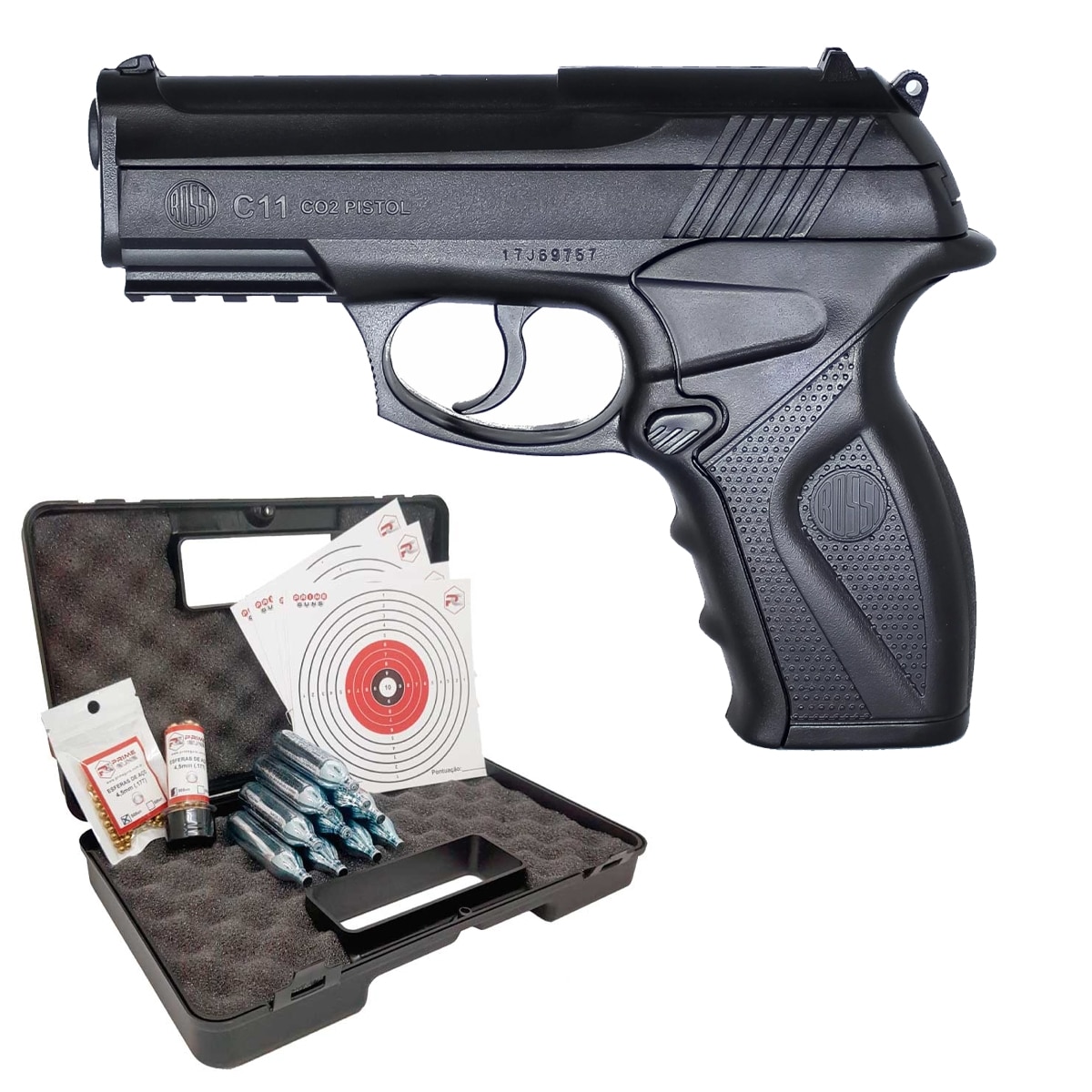 Kit Pistola C Mm Airgun Co Rossi Wingun Prime Guns