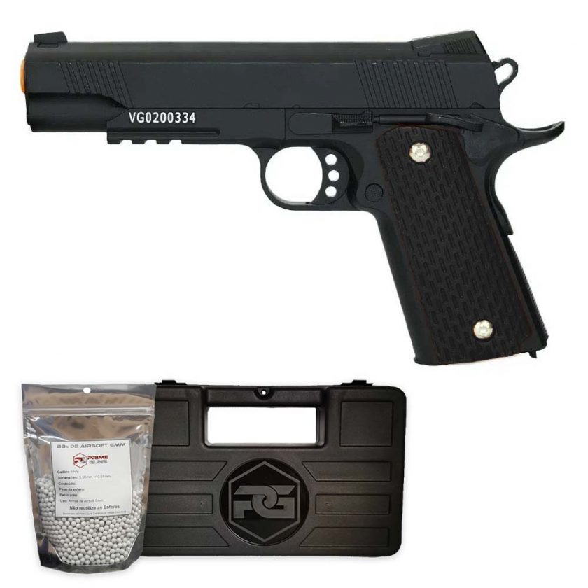 Pistola Co2 SA P92 Full Metal Airgun NBB 4 5mm Coldre Prime Guns