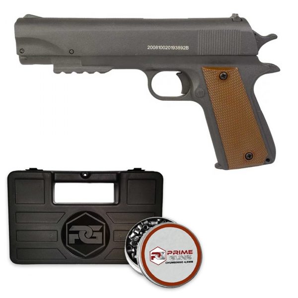 Pistola Airsoft Co2 Fox Colt 1911 6 Mm Semi Auto + Kit