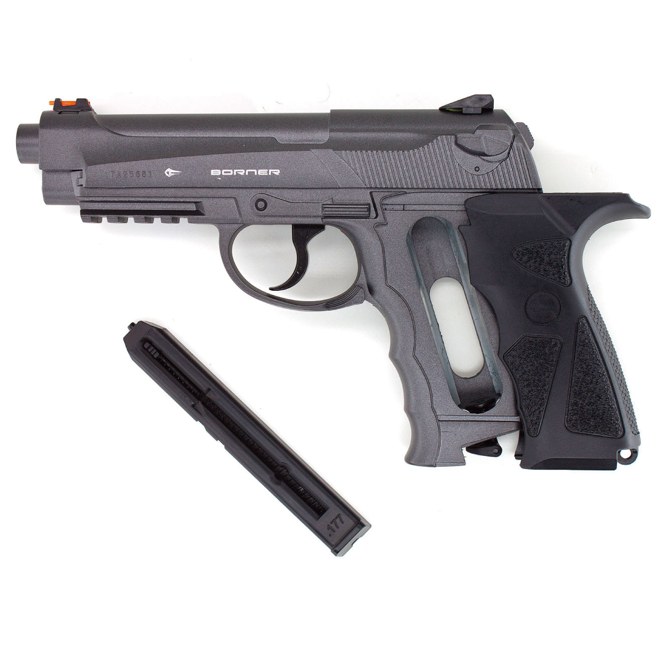 Pistola Rossi C12 Beretta Airgun Co2 4,5mm Kit