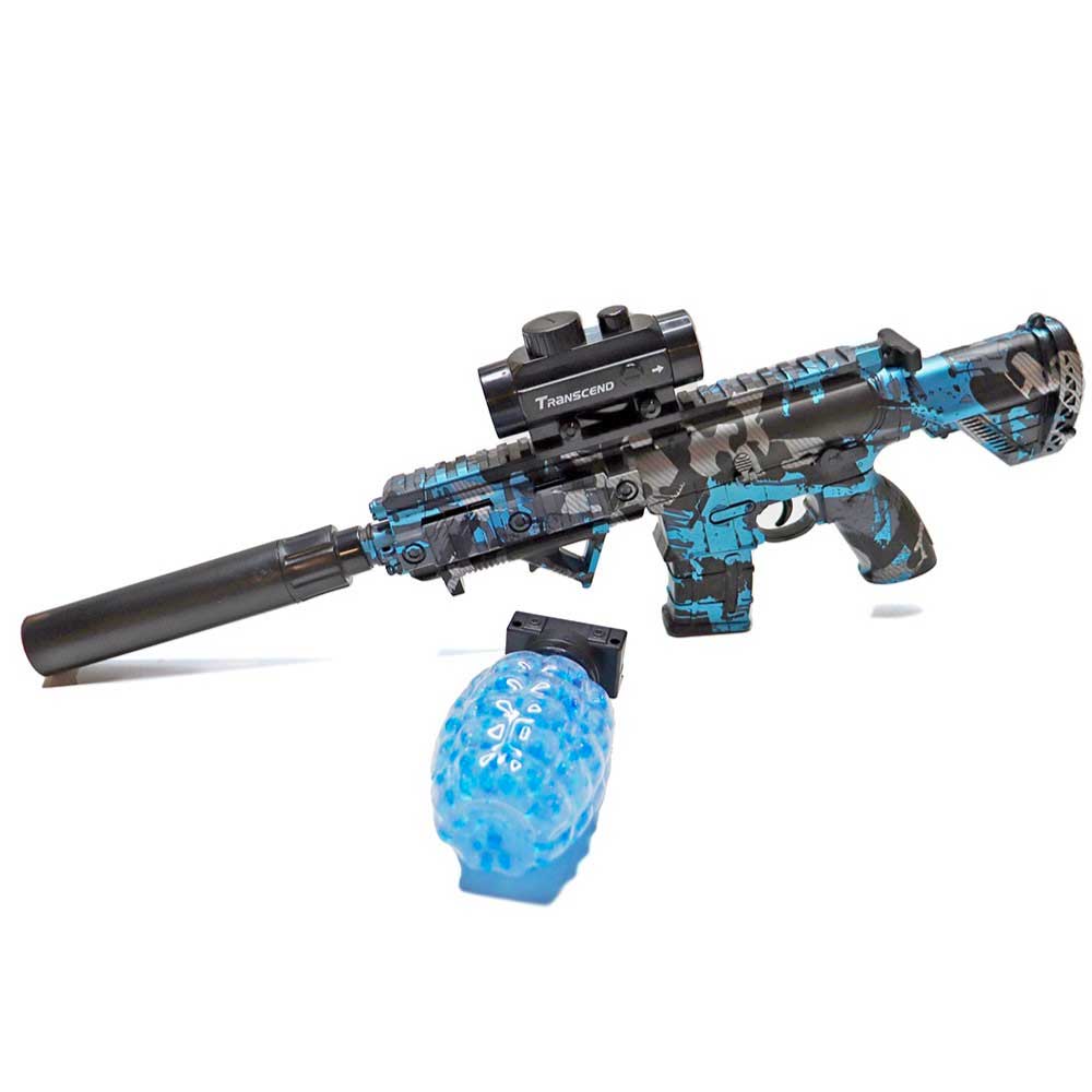 Arma Sniper Grande 50cm De Brinquedo Lança Bolinha De Gel