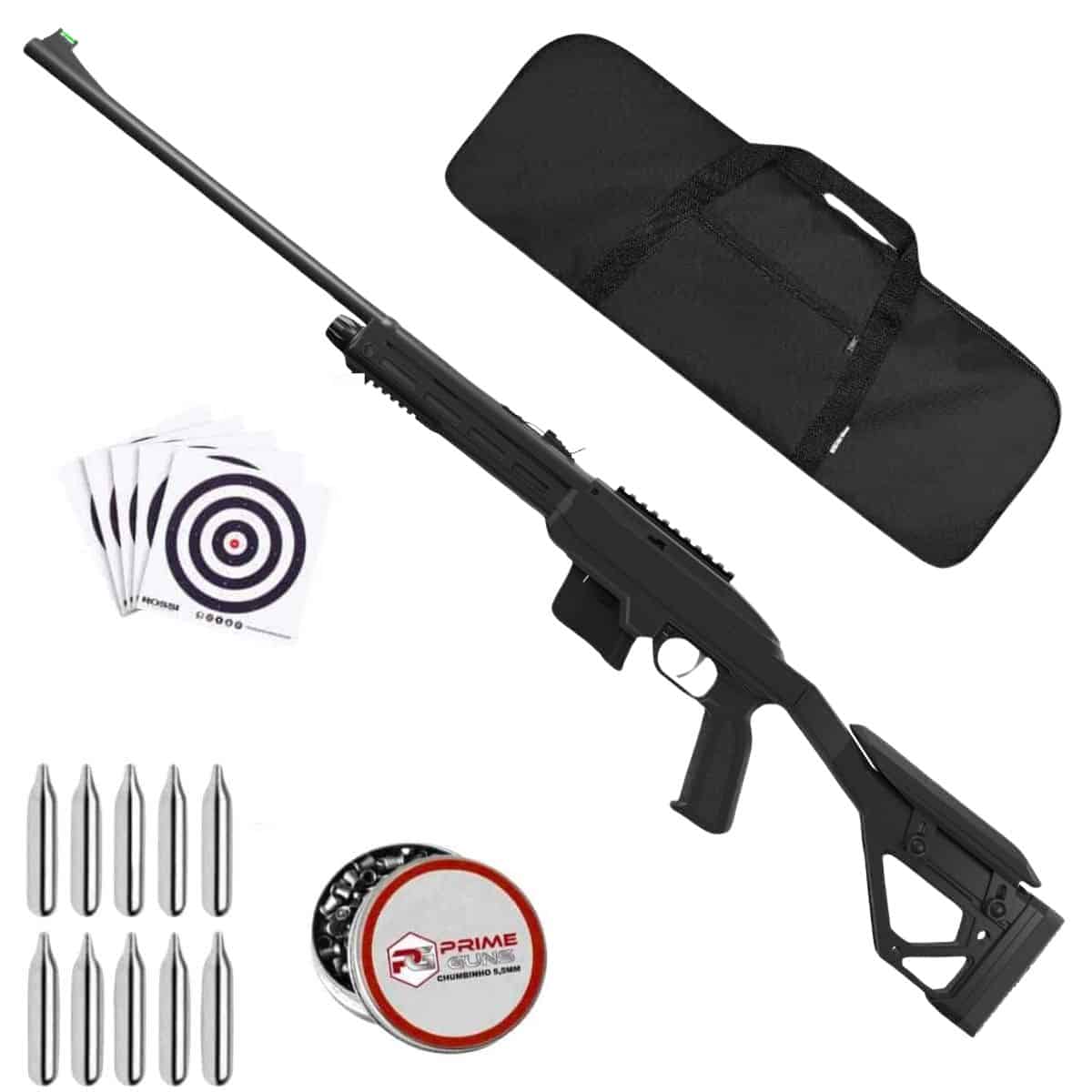 Carabina Co2 Crosman 1077 TAC 4,5mm | Prime Guns